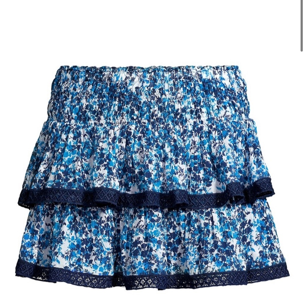 Ramy Brook MaryJo Print silk-blend skirt